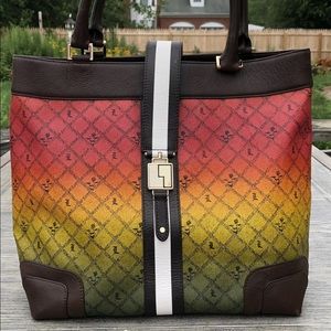 L.A.M.B Rasta Ombré WESTFIELD shoulder tote